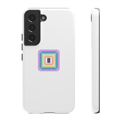 Colorful Geometric Phone Case for Tough Cases, Fun Phone Accessory, Unique Gift, Trendy Tech, Phone Protection