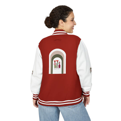 Dinkgwana - Stylish Unisex Letterman Jacket, Vintage Style Outerwear, Casual Everyday Jacket, Gift for Friends, Sports and Weekend Style