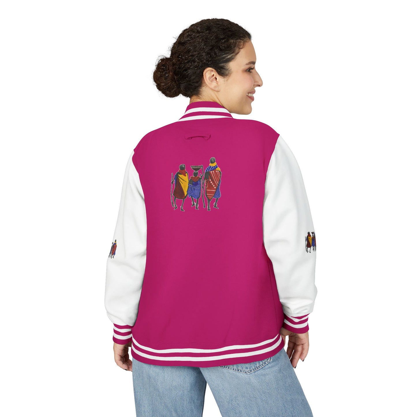 Ngwetsi - Unisex Letterman Jacket with Colorful Parrots Design, Trendy Outerwear, Casual Style, Gift for Animal Lovers, Comfortable and [...]