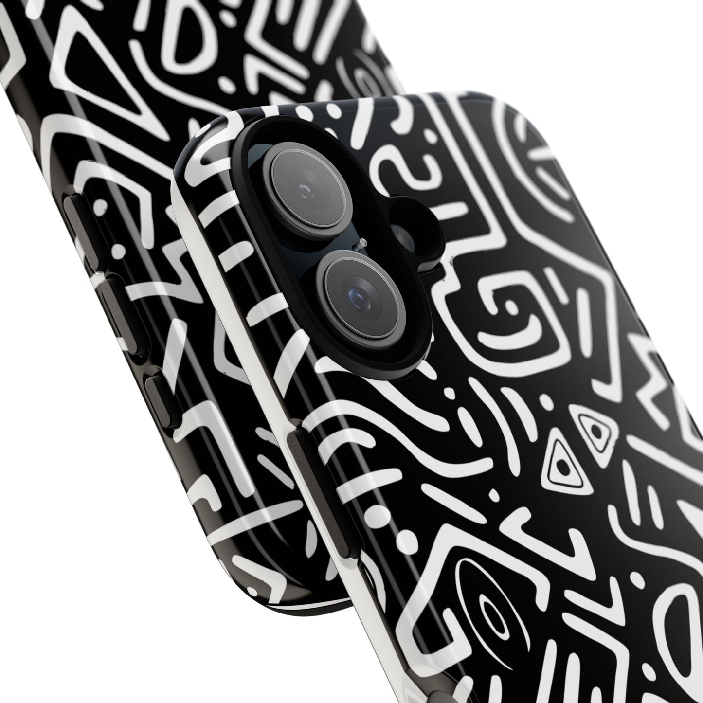 Stylish Phone Case, Abstract Design, Tough Cell Phone Cover, Modern Smartphone Protector, Gift for Tech Lovers, Unique Accessories