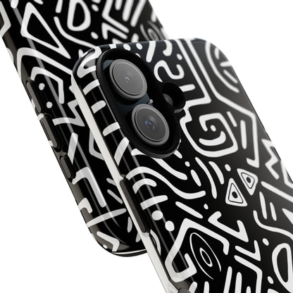 Stylish Phone Case, Abstract Design, Tough Cell Phone Cover, Modern Smartphone Protector, Gift for Tech Lovers, Unique Accessories