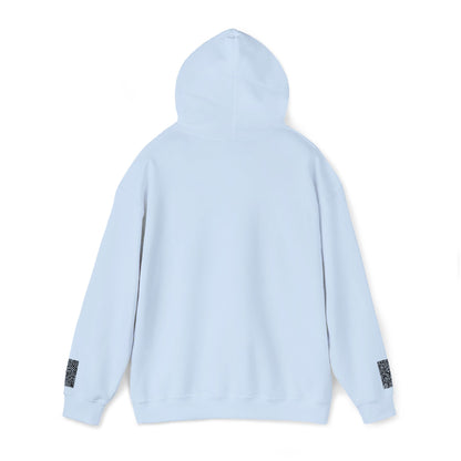 Pulse Hoodie — Minimal Black & White Tech Graphic