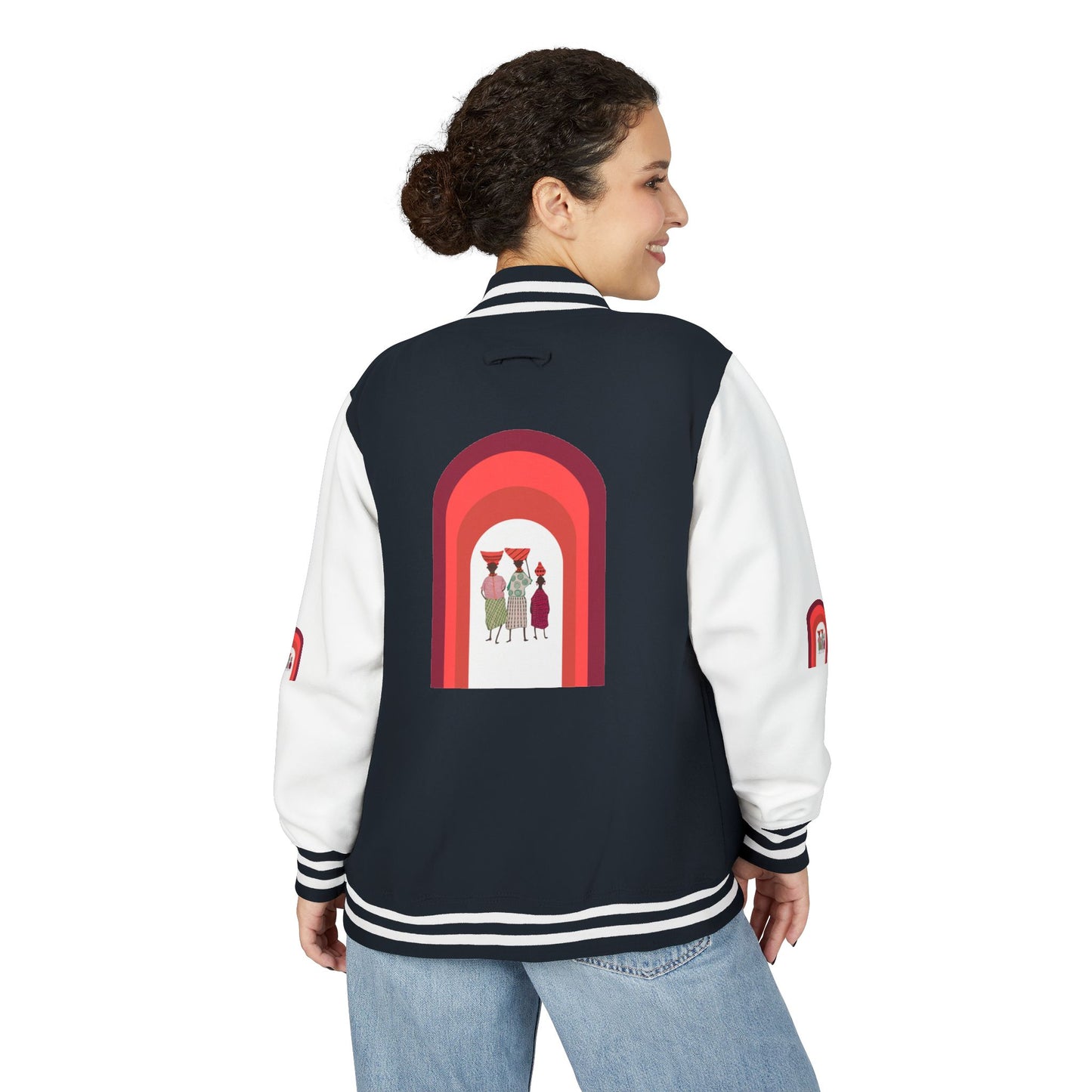 Dinkgwana - Unisex Letterman Jacket with Retro Design, Trendy Outerwear, Perfect for College, Parties, Gift Idea, Sports Events, Casual Wear