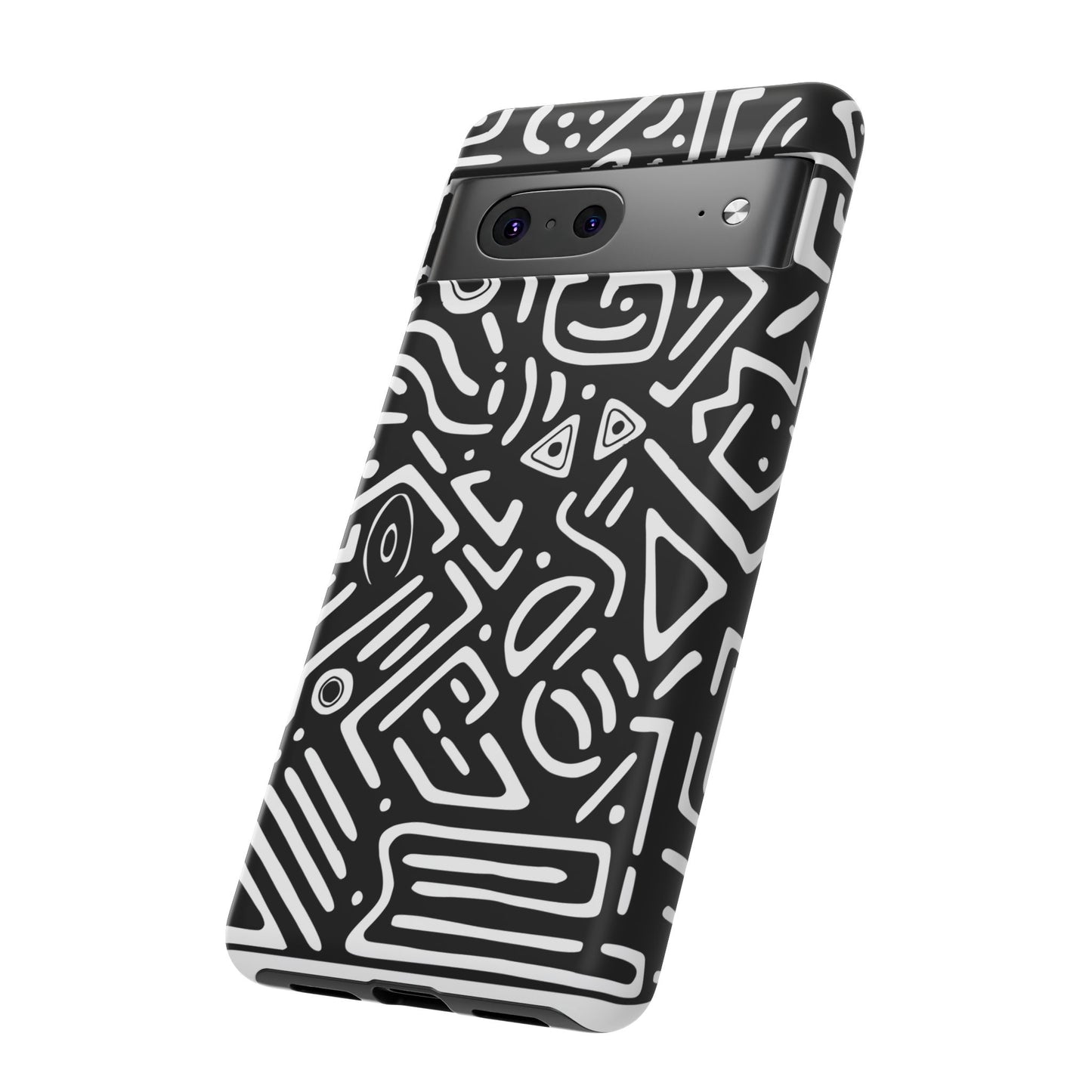 Stylish Phone Case, Abstract Design, Tough Cell Phone Cover, Modern Smartphone Protector, Gift for Tech Lovers, Unique Accessories