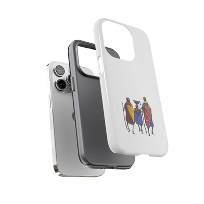 Stylish Phone Case Featuring Cultural Art, Tough Cases for Protection and Style, Gift for Holidays, Trendy Accessory, Unique Phone Cover
