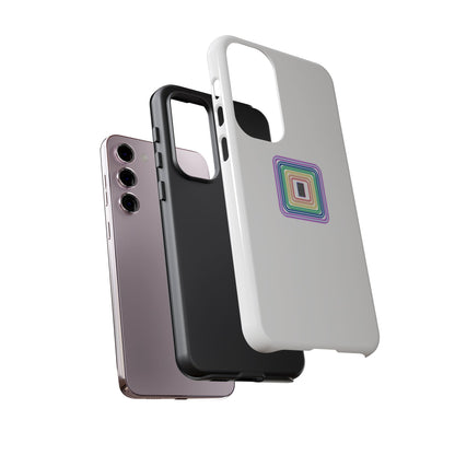 Colorful Geometric Phone Case for Tough Cases, Fun Phone Accessory, Unique Gift, Trendy Tech, Phone Protection