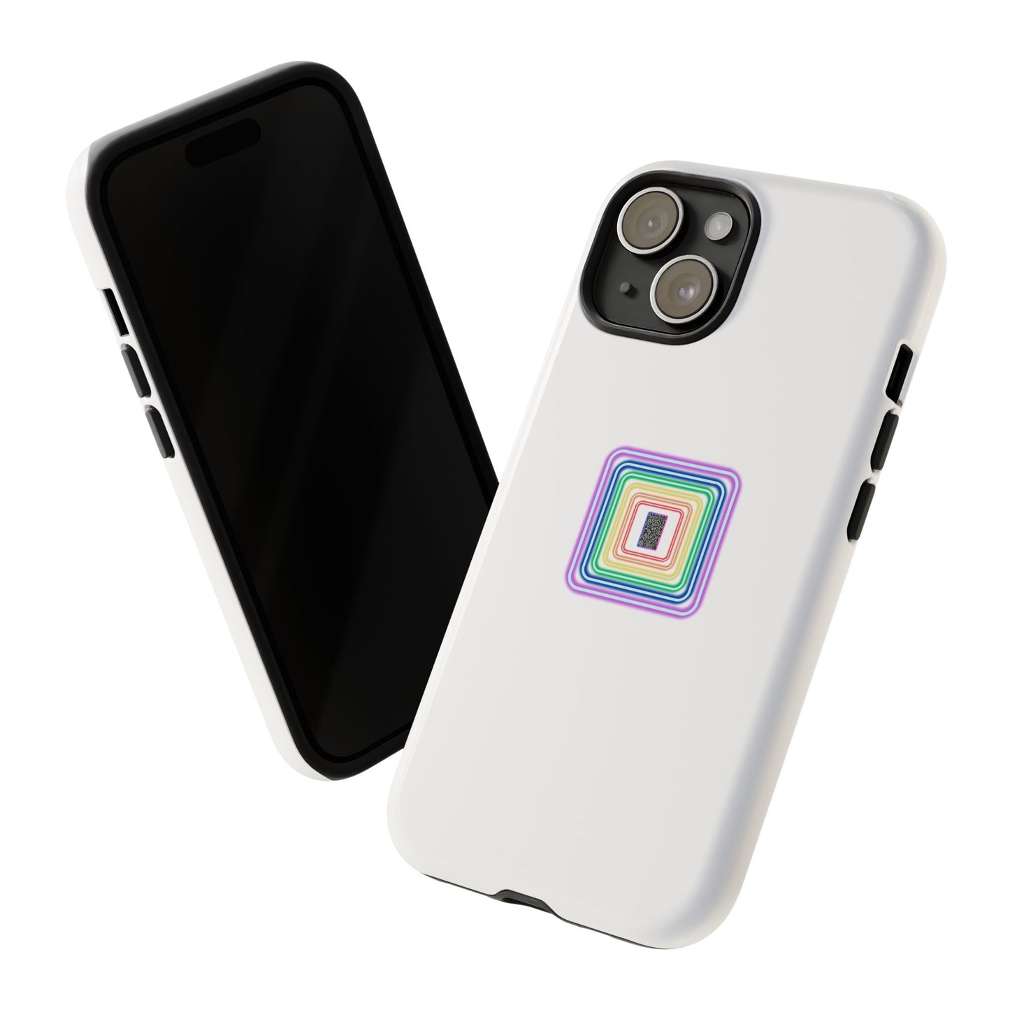 Colorful Geometric Phone Case for Tough Cases, Fun Phone Accessory, Unique Gift, Trendy Tech, Phone Protection