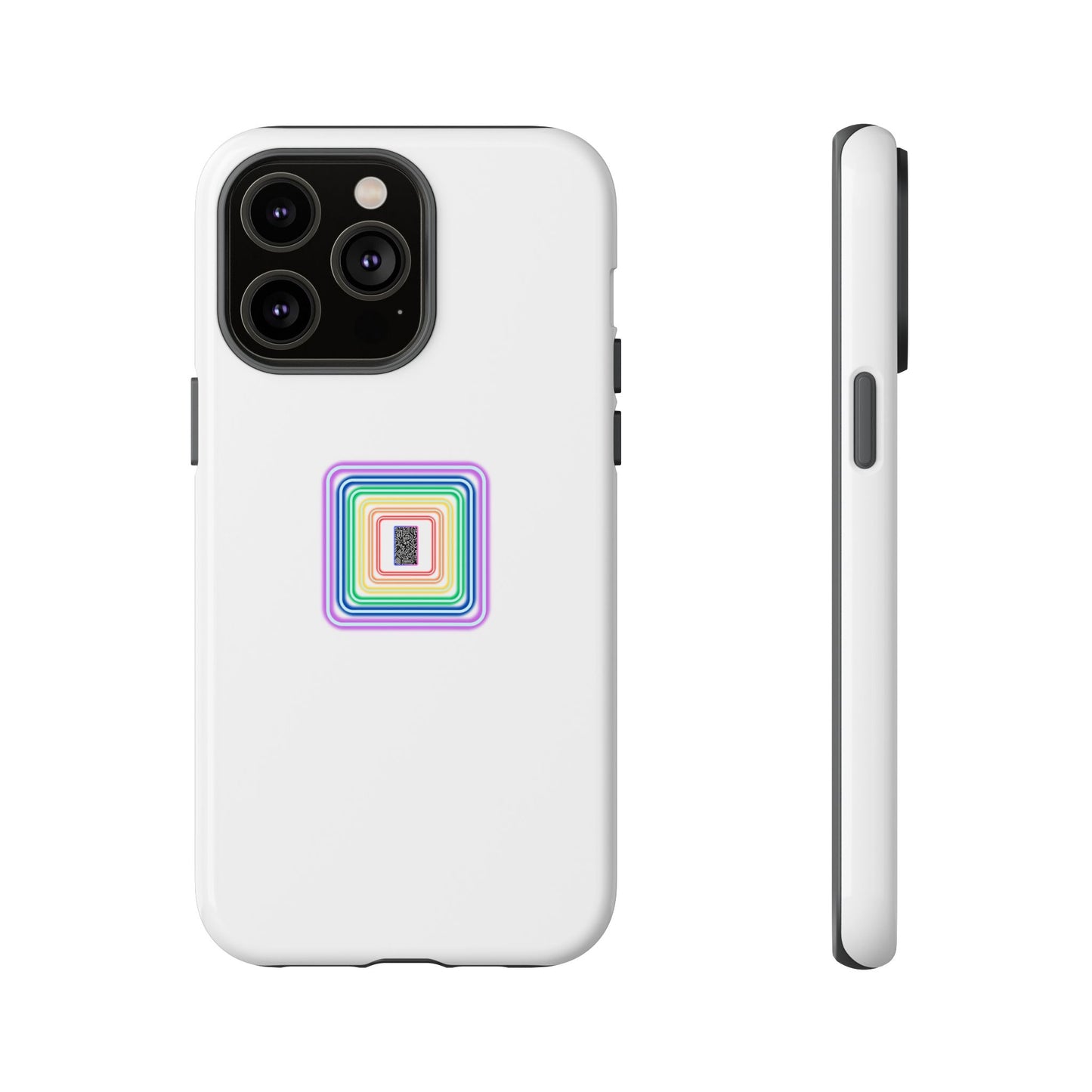 Colorful Geometric Phone Case for Tough Cases, Fun Phone Accessory, Unique Gift, Trendy Tech, Phone Protection
