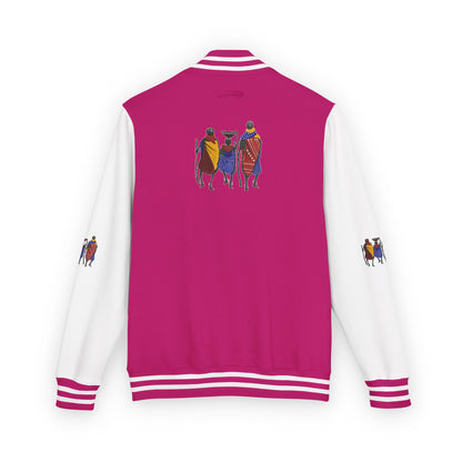 Ngwetsi - Unisex Letterman Jacket with Colorful Parrots Design, Trendy Outerwear, Casual Style, Gift for Animal Lovers, Comfortable and [...]
