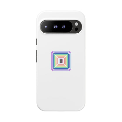 Colorful Geometric Phone Case for Tough Cases, Fun Phone Accessory, Unique Gift, Trendy Tech, Phone Protection
