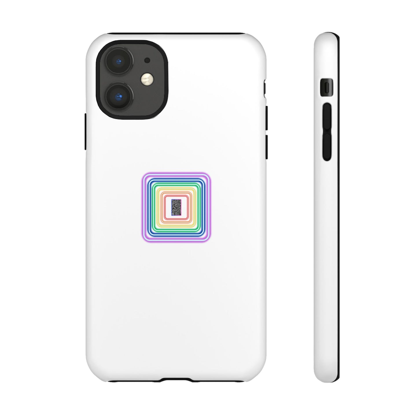 Colorful Geometric Phone Case for Tough Cases, Fun Phone Accessory, Unique Gift, Trendy Tech, Phone Protection