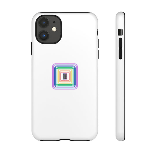 Colorful Geometric Phone Case for Tough Cases, Fun Phone Accessory, Unique Gift, Trendy Tech, Phone Protection