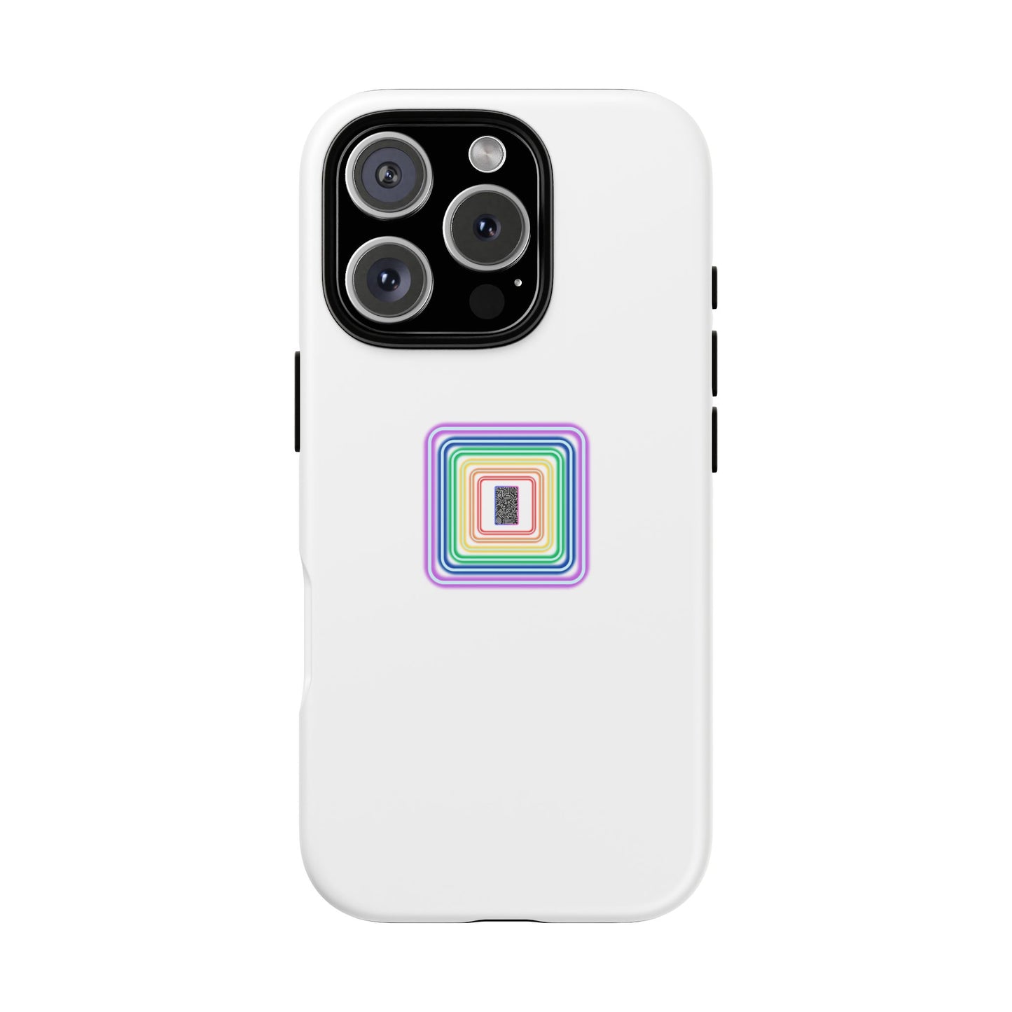 Colorful Geometric Phone Case for Tough Cases, Fun Phone Accessory, Unique Gift, Trendy Tech, Phone Protection