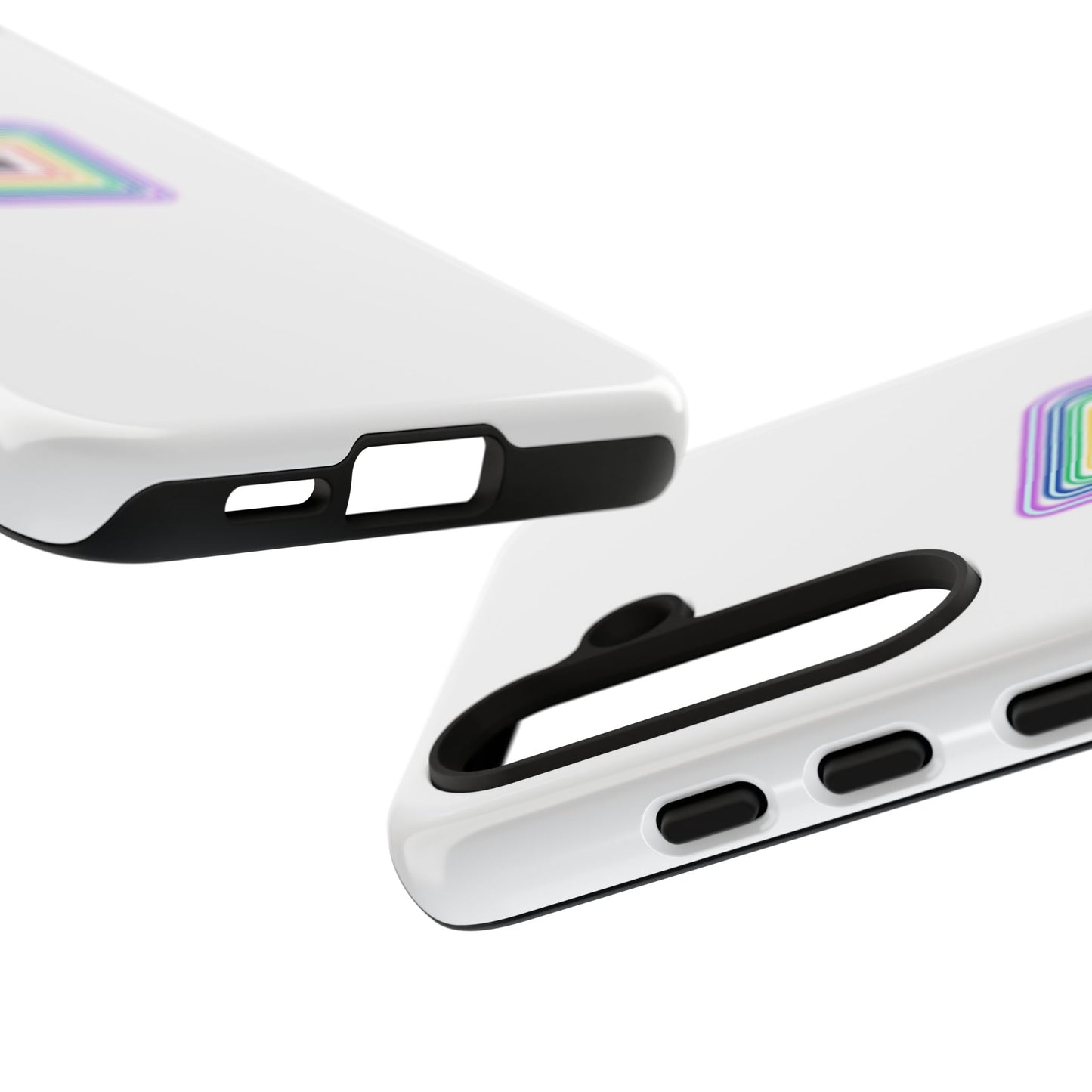 Colorful Geometric Phone Case for Tough Cases, Fun Phone Accessory, Unique Gift, Trendy Tech, Phone Protection