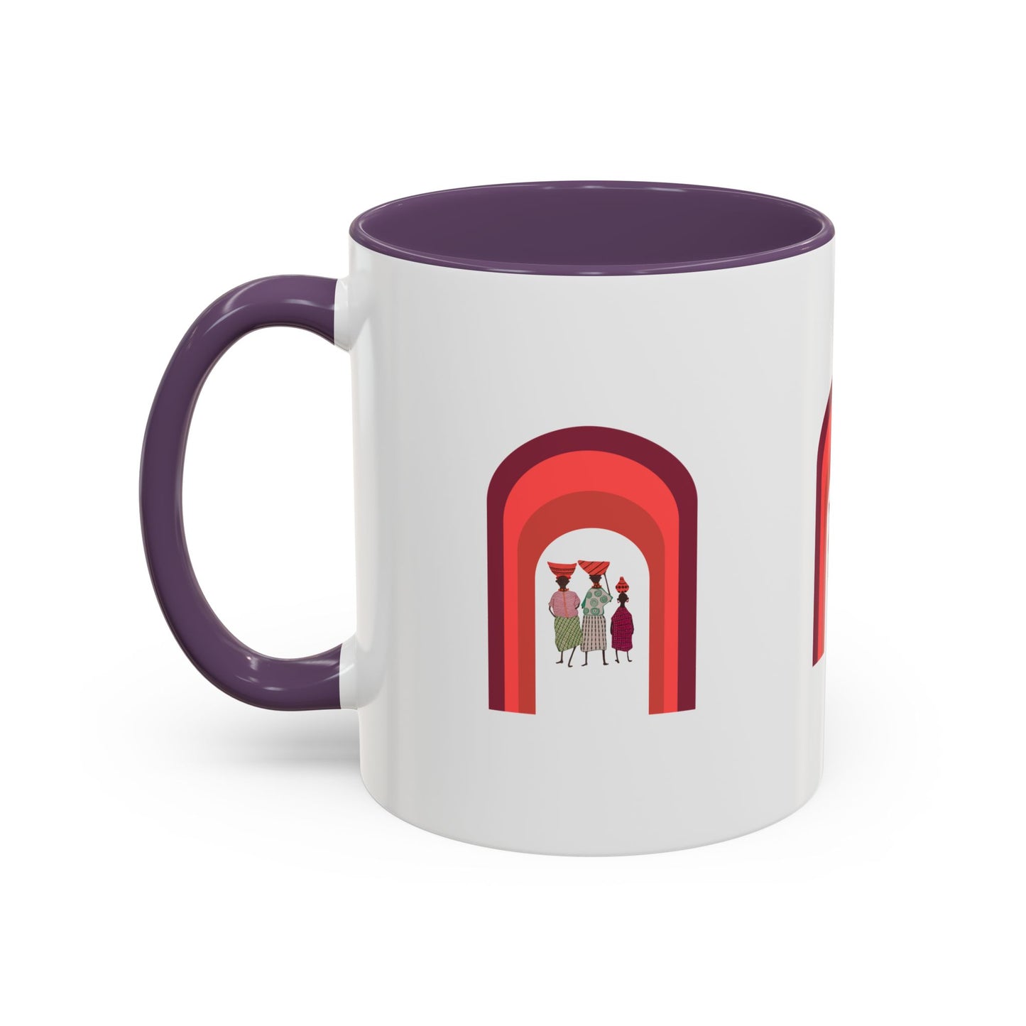 Colorful Tribal Accent Coffee Mug - Unique Art Design for Nightly Relaxation