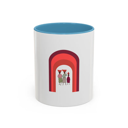 Stylish Accent Coffee Mug - Colorful Design for Creative Souls