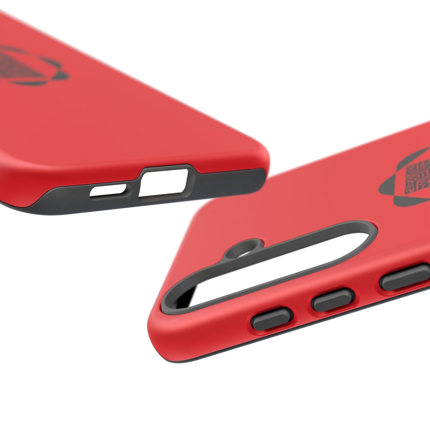 Tough Cases Phone Case, Bold Red Design, Unique Gift for Tech Lovers, Customize for Birthdays, Holidays, Everyday Use