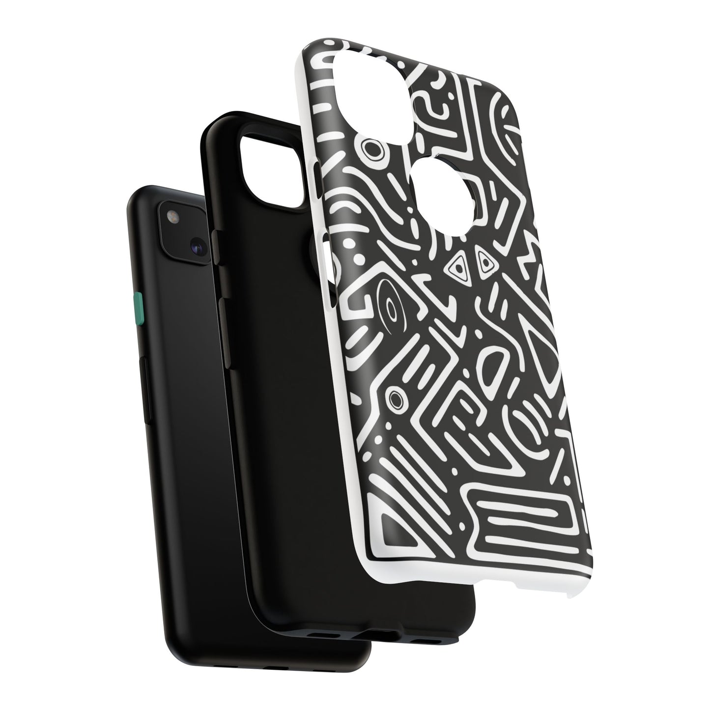 Stylish Phone Case, Abstract Design, Tough Cell Phone Cover, Modern Smartphone Protector, Gift for Tech Lovers, Unique Accessories
