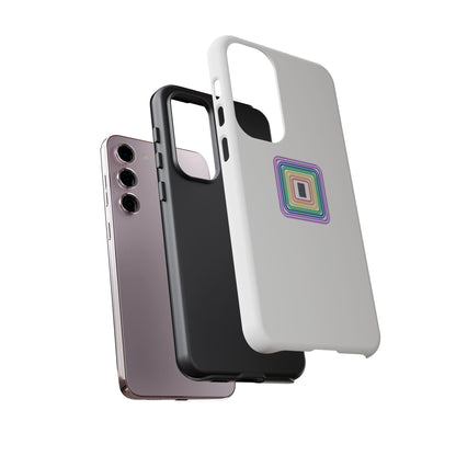 Colorful Geometric Phone Case for Tough Cases, Fun Phone Accessory, Unique Gift, Trendy Tech, Phone Protection