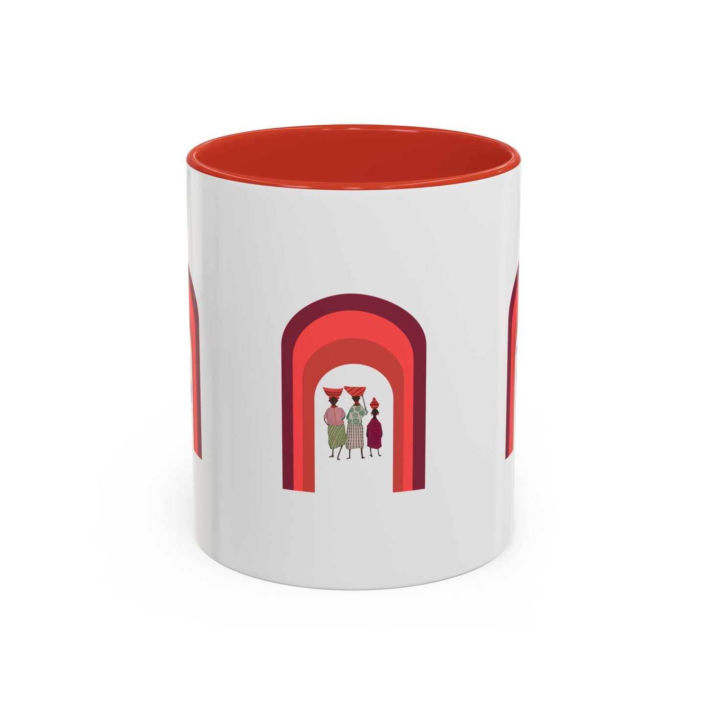 Colorful Tribal Accent Coffee Mug - Unique Art Design for Nightly Relaxation