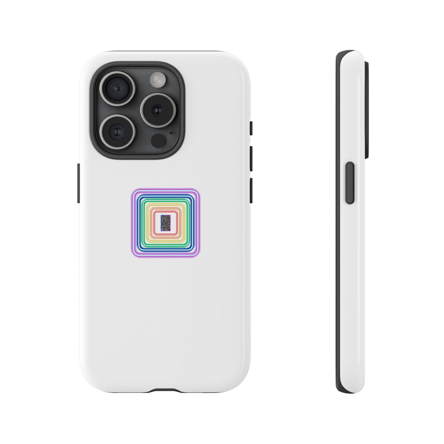 Colorful Geometric Phone Case for Tough Cases, Fun Phone Accessory, Unique Gift, Trendy Tech, Phone Protection