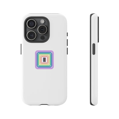 Colorful Geometric Phone Case for Tough Cases, Fun Phone Accessory, Unique Gift, Trendy Tech, Phone Protection