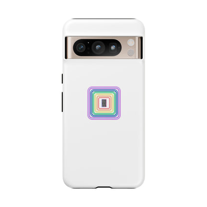 Colorful Geometric Phone Case for Tough Cases, Fun Phone Accessory, Unique Gift, Trendy Tech, Phone Protection