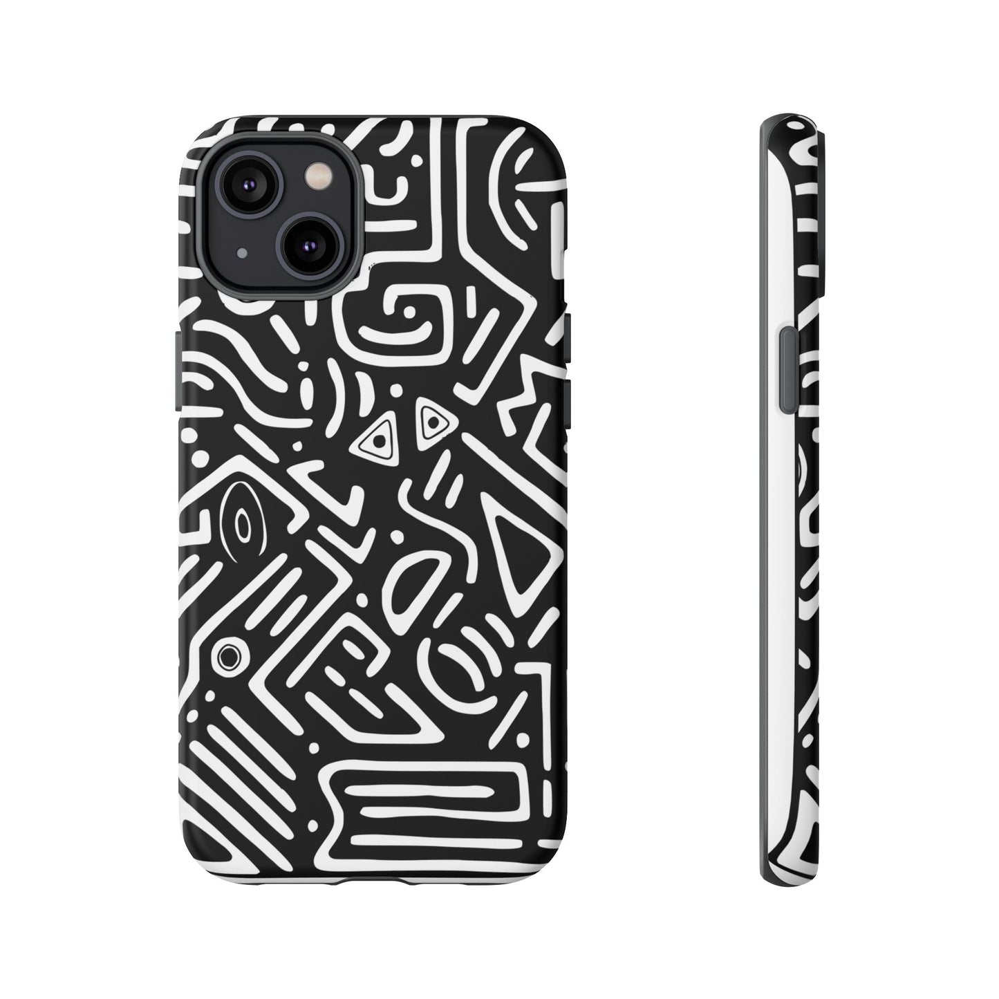 Stylish Phone Case, Abstract Design, Tough Cell Phone Cover, Modern Smartphone Protector, Gift for Tech Lovers, Unique Accessories