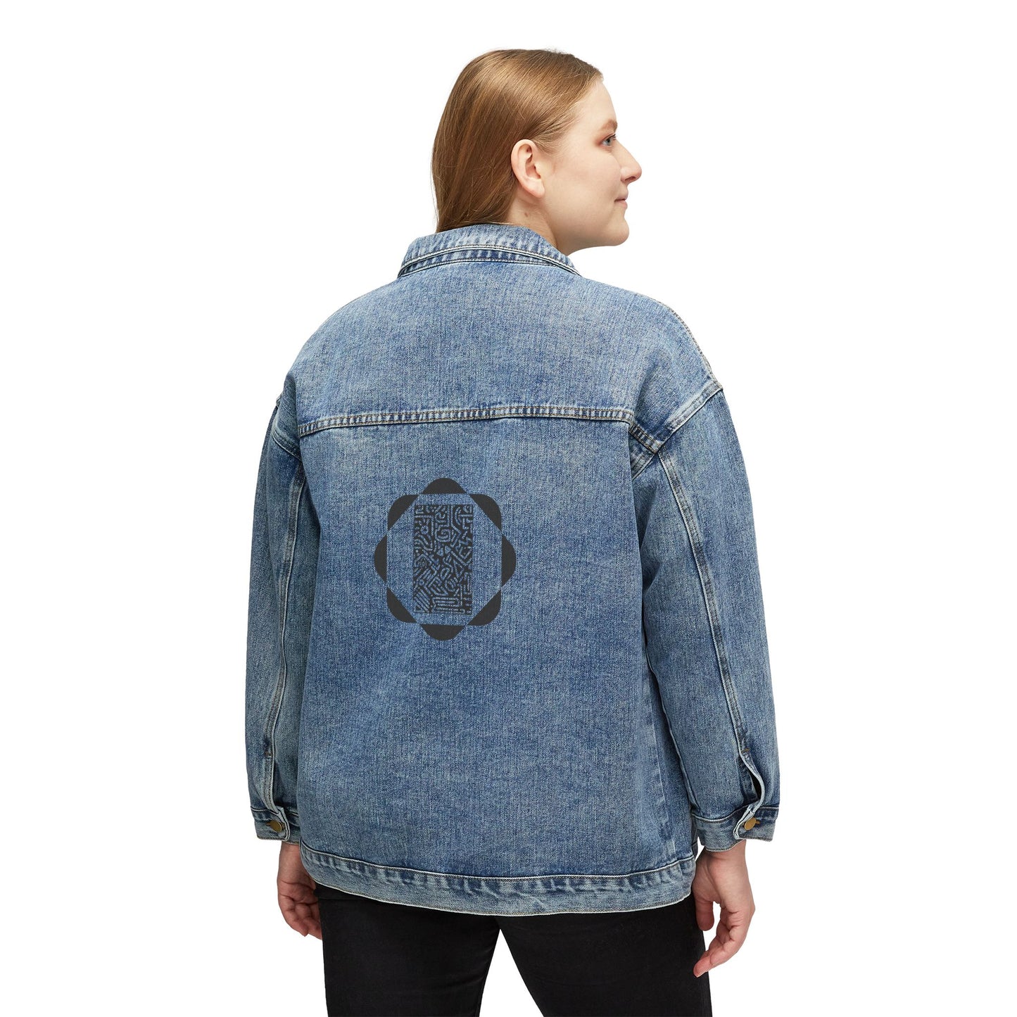 Pulse - Stylish Women's Denim Jacket, Trendy Outerwear, Casual Chic Clothing, Perfect Layering Piece, Everyday Fashion, Gift for Her