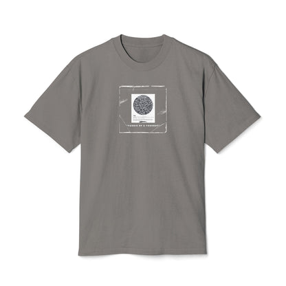 Fabric Of A Thought - Unisex Heavy Faded Tee | Relaxed Casual Style | Perfect for Everyday Wear, Gifting, Festivals, Summer Outings, Lounge Wear