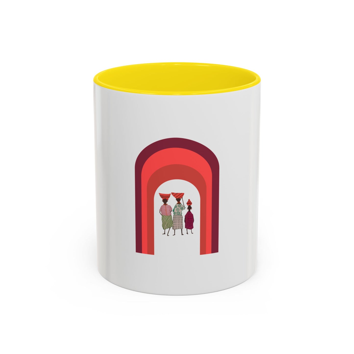 Stylish Accent Coffee Mug - Colorful Design for Creative Souls
