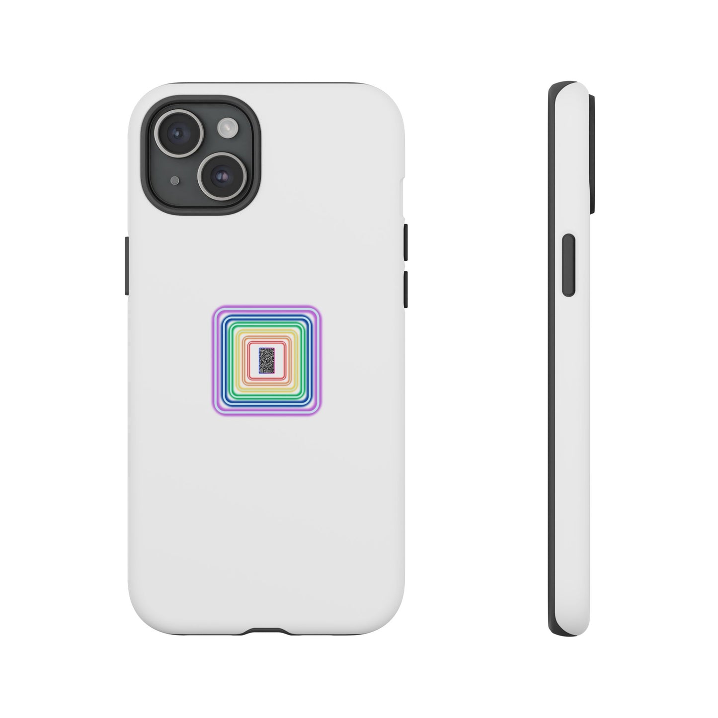 Colorful Geometric Phone Case for Tough Cases, Fun Phone Accessory, Unique Gift, Trendy Tech, Phone Protection