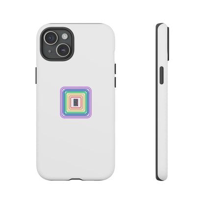 Colorful Geometric Phone Case for Tough Cases, Fun Phone Accessory, Unique Gift, Trendy Tech, Phone Protection
