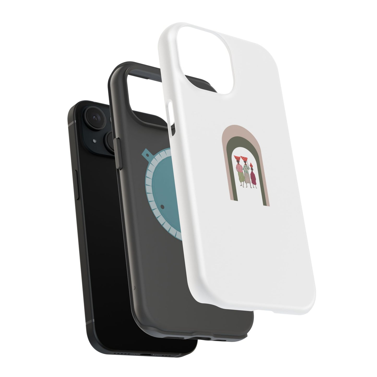 Artistic Magnetic Phone Cases, Unique Gift for Smartphone Lovers, Stylish Protection, Phone Accessories for Birthdays, Special Occasions.