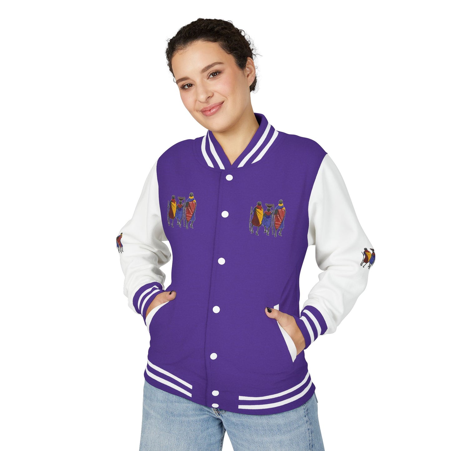 Ngwetsi - Unisex Letterman Jacket with Colorful Parrots Design, Trendy Outerwear, Casual Style, Gift for Animal Lovers, Comfortable and [...]