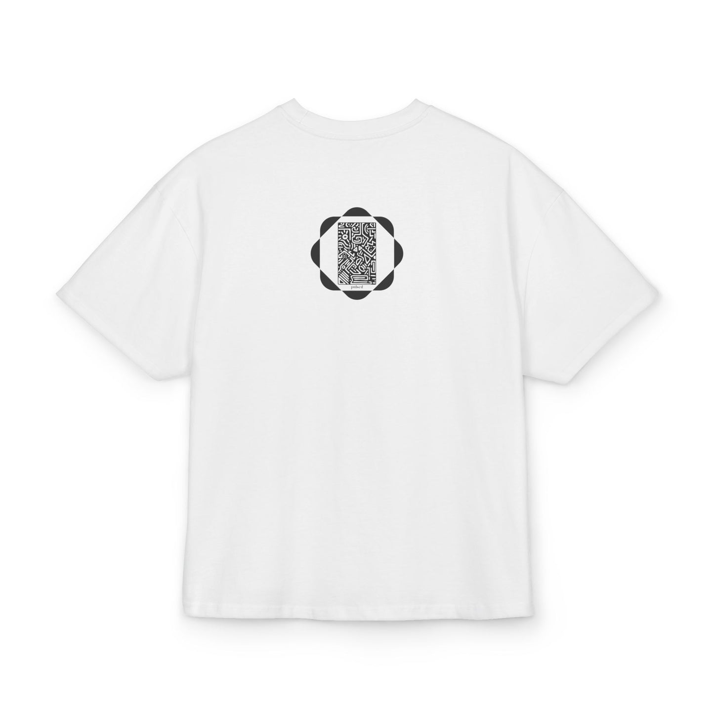 Pulsed - Unisex Heavy Cotton Box Tee - Modern Minimalist Wear, Versatile Streetwear, Gift for Him/Her, Casual Everyday Tee, Oversized Style