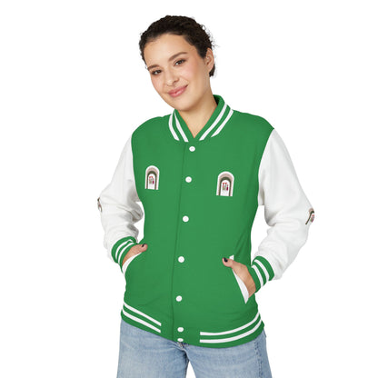 Dinkgwana - Stylish Unisex Letterman Jacket, Vintage Style Outerwear, Casual Everyday Jacket, Gift for Friends, Sports and Weekend Style