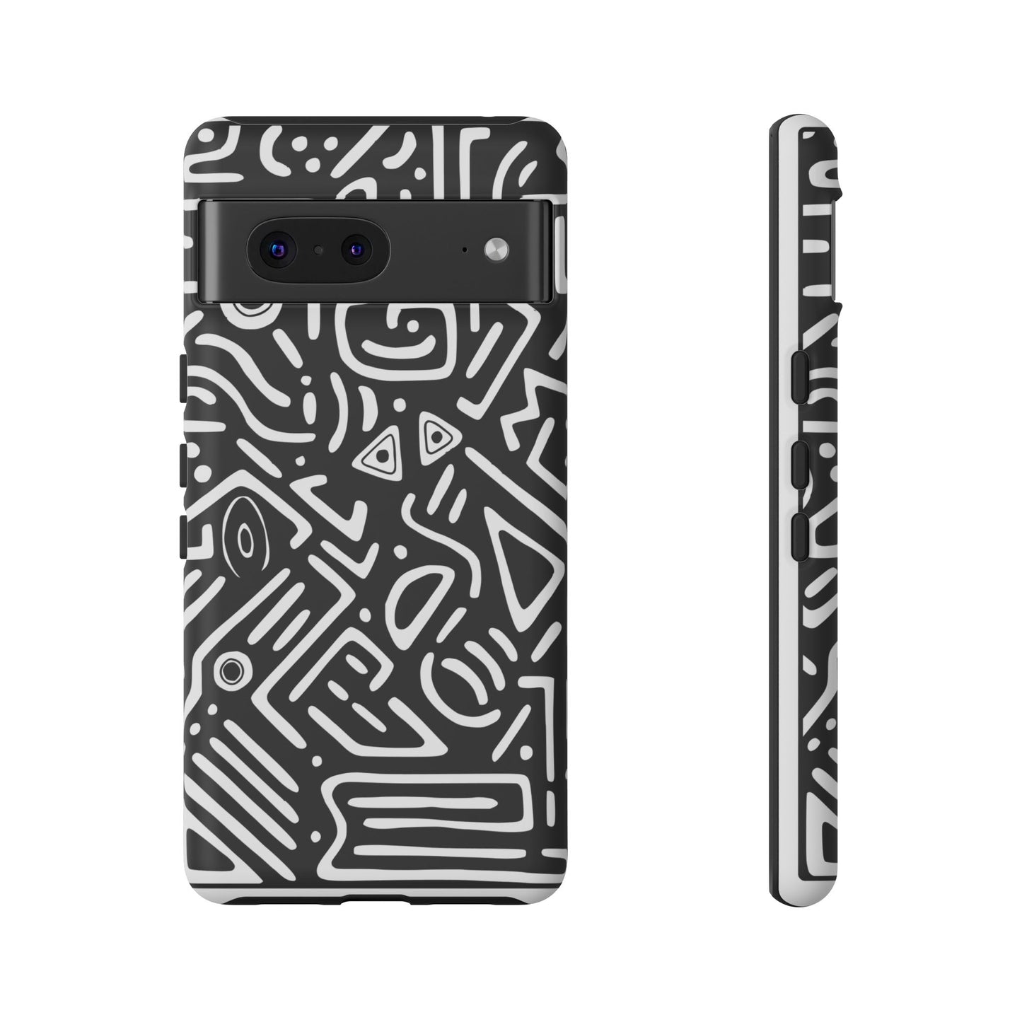 Stylish Phone Case, Abstract Design, Tough Cell Phone Cover, Modern Smartphone Protector, Gift for Tech Lovers, Unique Accessories