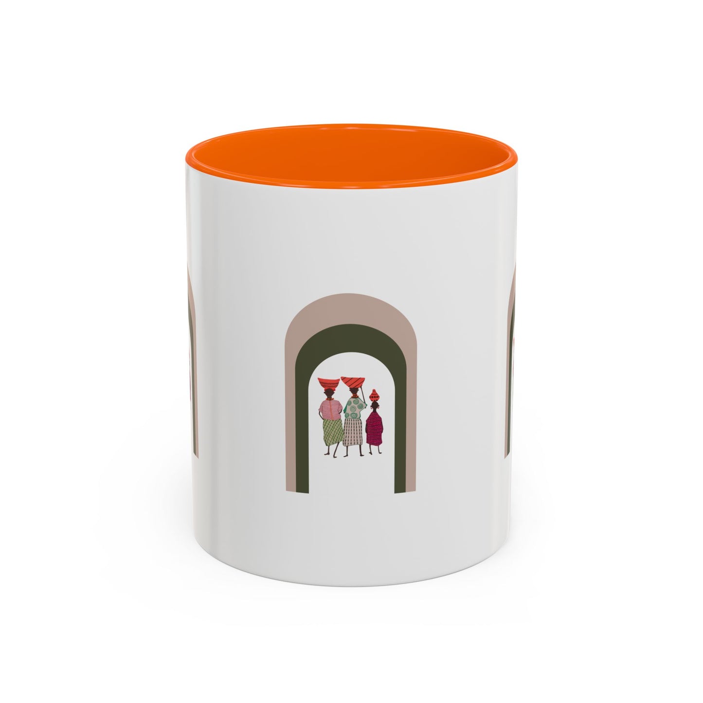 Dinkgwana Accent Coffee Mug - Modern Art Design for Home or Office