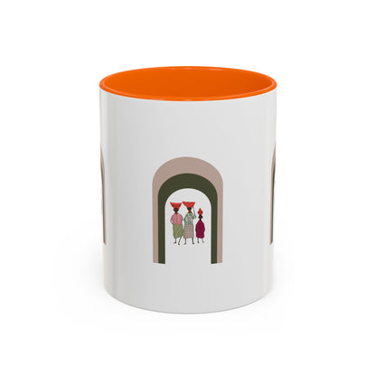 Dinkgwana Accent Coffee Mug - Modern Art Design for Home or Office