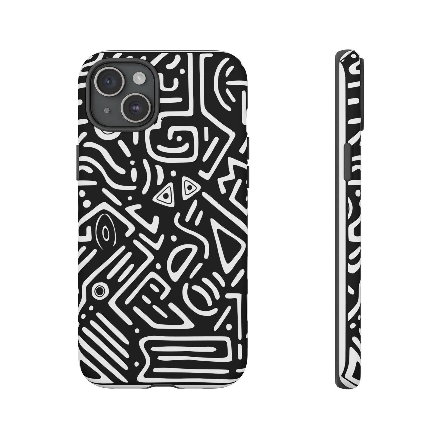Stylish Phone Case, Abstract Design, Tough Cell Phone Cover, Modern Smartphone Protector, Gift for Tech Lovers, Unique Accessories