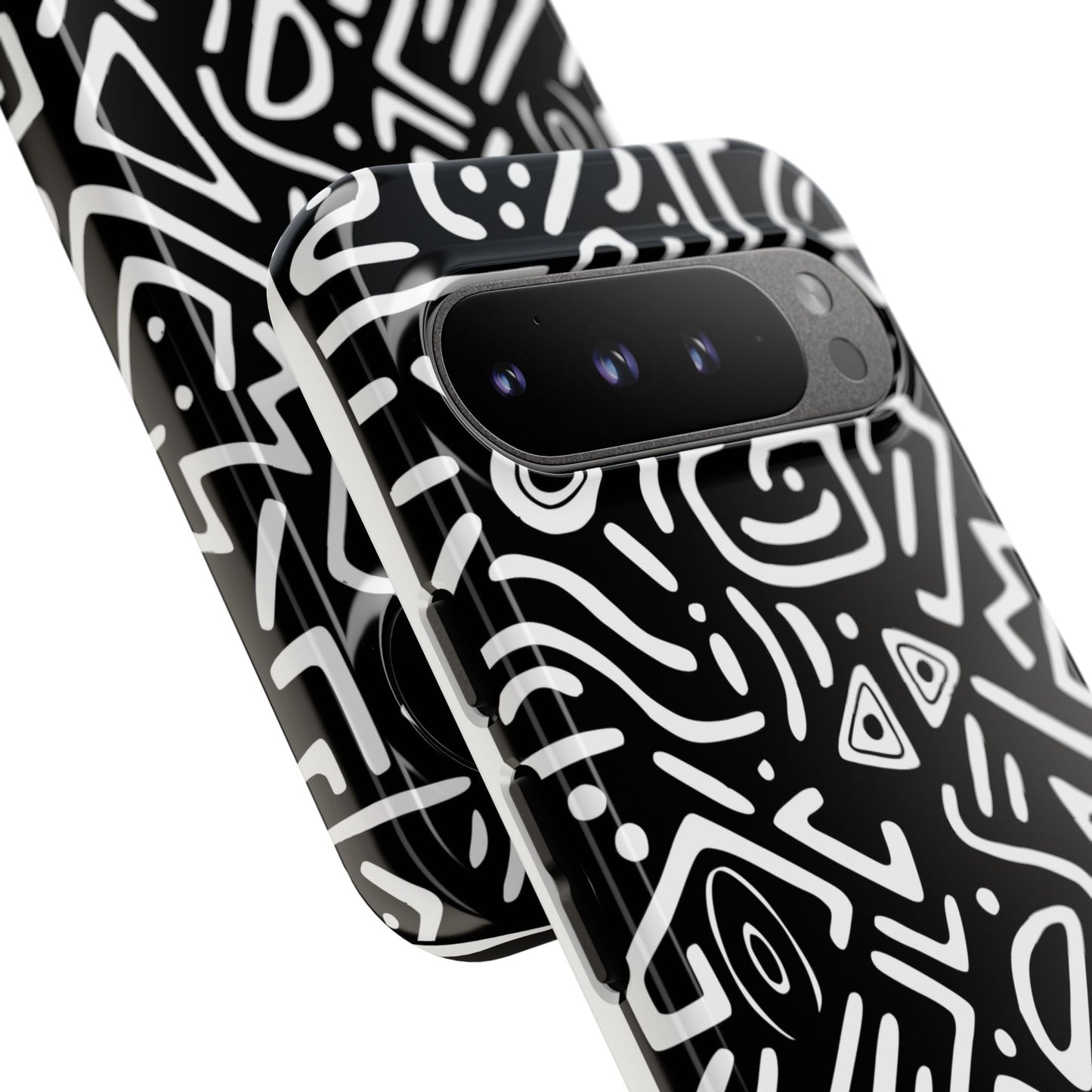Stylish Phone Case, Abstract Design, Tough Cell Phone Cover, Modern Smartphone Protector, Gift for Tech Lovers, Unique Accessories