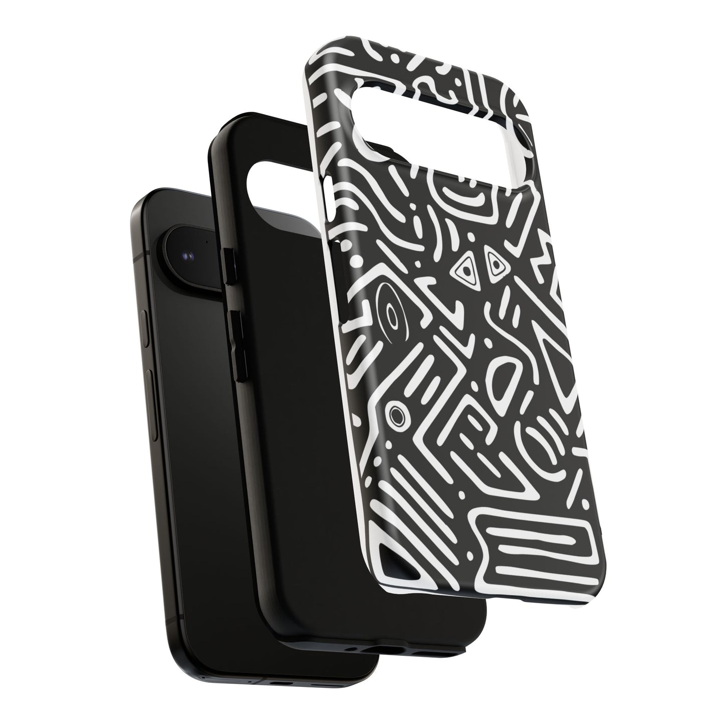 Stylish Phone Case, Abstract Design, Tough Cell Phone Cover, Modern Smartphone Protector, Gift for Tech Lovers, Unique Accessories