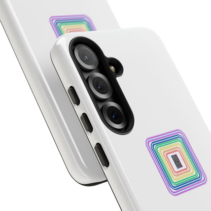 Colorful Geometric Phone Case for Tough Cases, Fun Phone Accessory, Unique Gift, Trendy Tech, Phone Protection