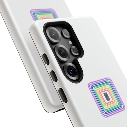 Colorful Geometric Phone Case for Tough Cases, Fun Phone Accessory, Unique Gift, Trendy Tech, Phone Protection