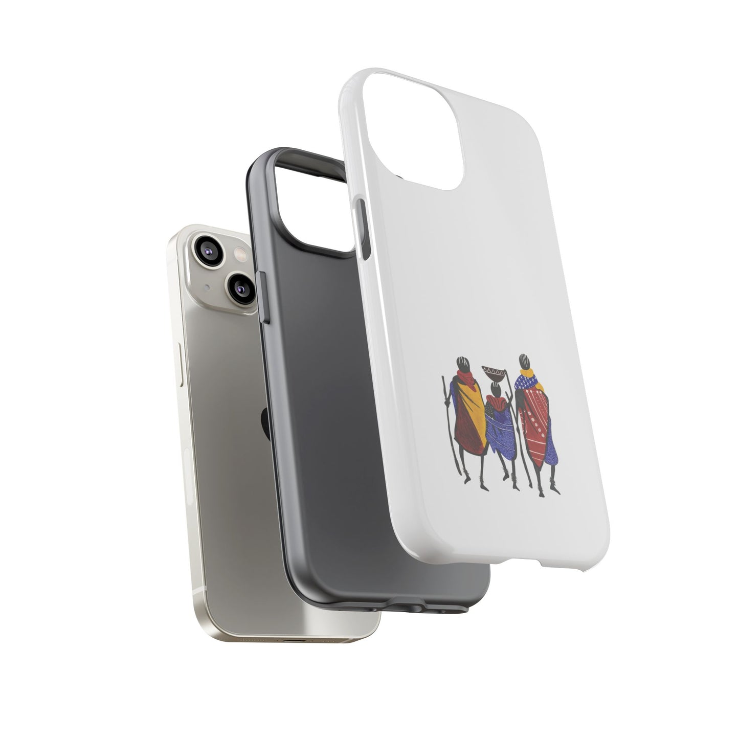 Stylish Phone Case Featuring Cultural Art, Tough Cases for Protection and Style, Gift for Holidays, Trendy Accessory, Unique Phone Cover