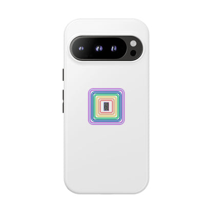 Colorful Geometric Phone Case for Tough Cases, Fun Phone Accessory, Unique Gift, Trendy Tech, Phone Protection