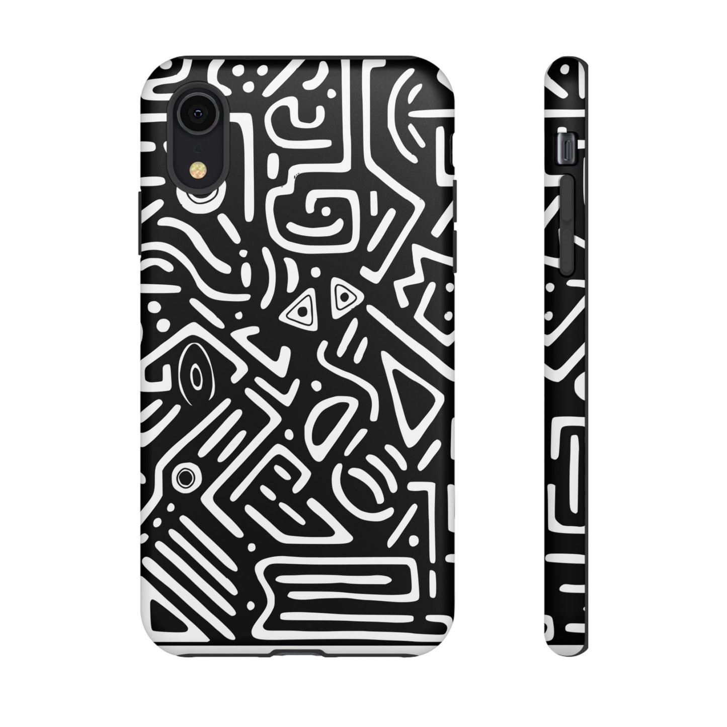 Stylish Phone Case, Abstract Design, Tough Cell Phone Cover, Modern Smartphone Protector, Gift for Tech Lovers, Unique Accessories