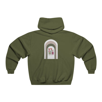 Stylish Unisex Hoodie with Artistic Arch Design, Cozy Sweatshirt for Casual Wear, Perfect Gift for Birthdays, Holidays, Everyday