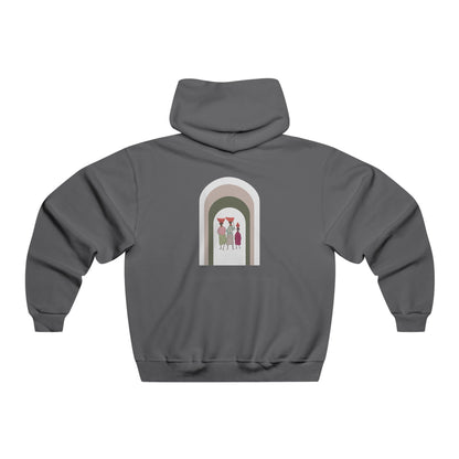 Stylish Unisex Hoodie with Artistic Arch Design, Cozy Sweatshirt for Casual Wear, Perfect Gift for Birthdays, Holidays, Everyday